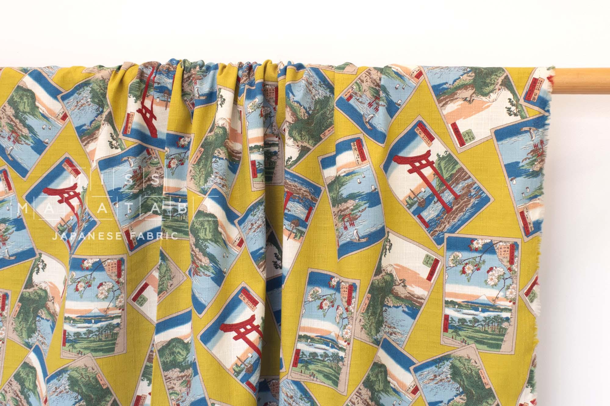 Japanese Fabric Postcards - B - 50cm