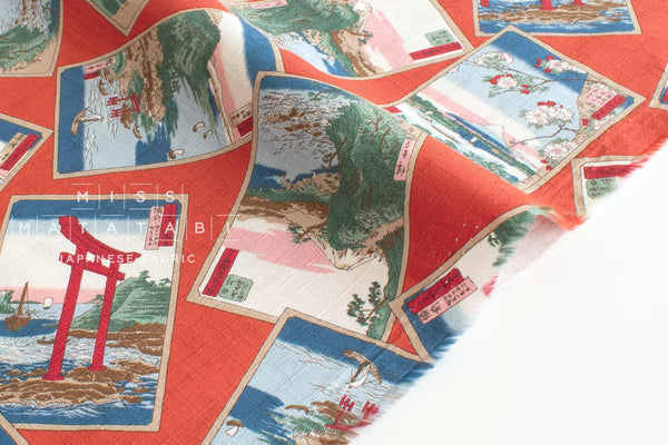 Japanese Fabric Postcards - C - 50cm