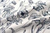 DEADSTOCK Japanese Fabric Poppies - 50cm