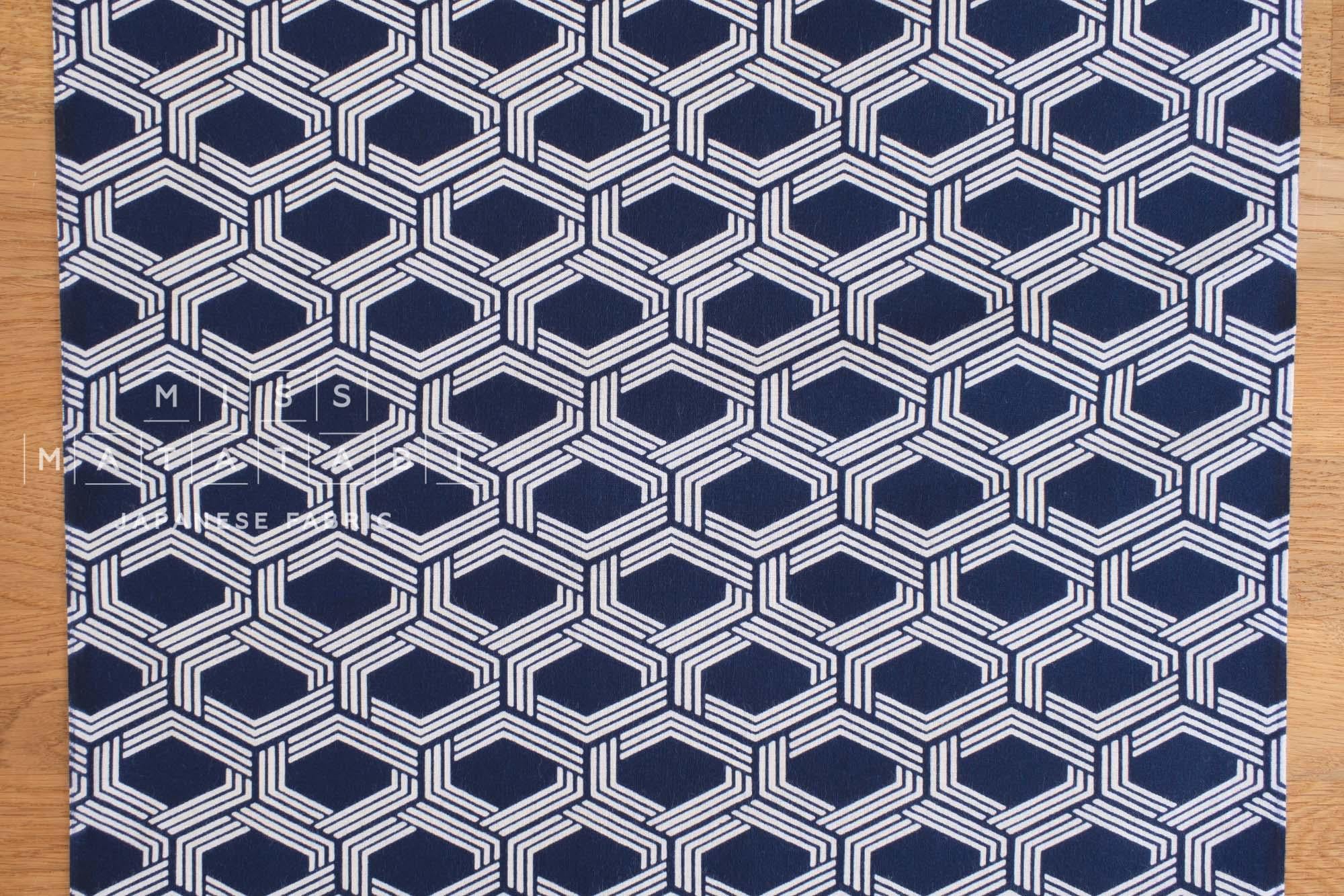 Japanese Yukata Fabric - Rokkaku - 50cm