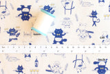 Japanese Fabric Cats in the Kitchen - 50cm