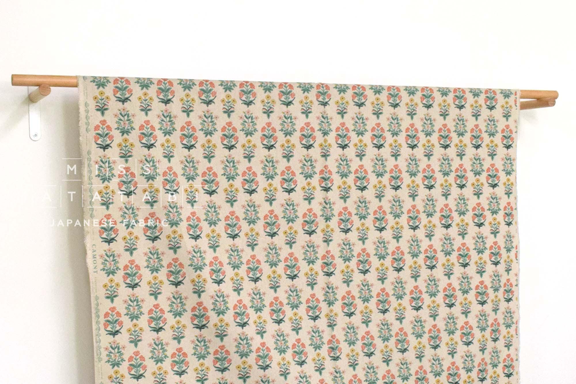 Cotton + Steel Camont Canvas - Mughal Rose red - 50cm