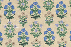 Cotton + Steel Camont Canvas - Mughal Rose blue - 50cm