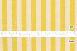 Cotton + Steel Primavera Canvas - Cabana Stripe yellow - 50cm