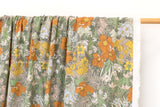 Japanese Fabric Wild Poppy Floral - 50cm