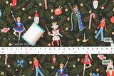 Cotton + Steel Holiday Classics Canvas - Nutcracker evergreen - 50cm