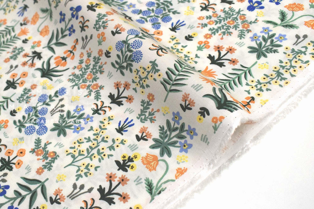 Cotton + Steel Camont Rayon - menagerie garden cream - 50cm