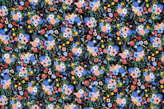 Cotton + Steel Wildwood Rayon - Petite Garden navy - 50cm