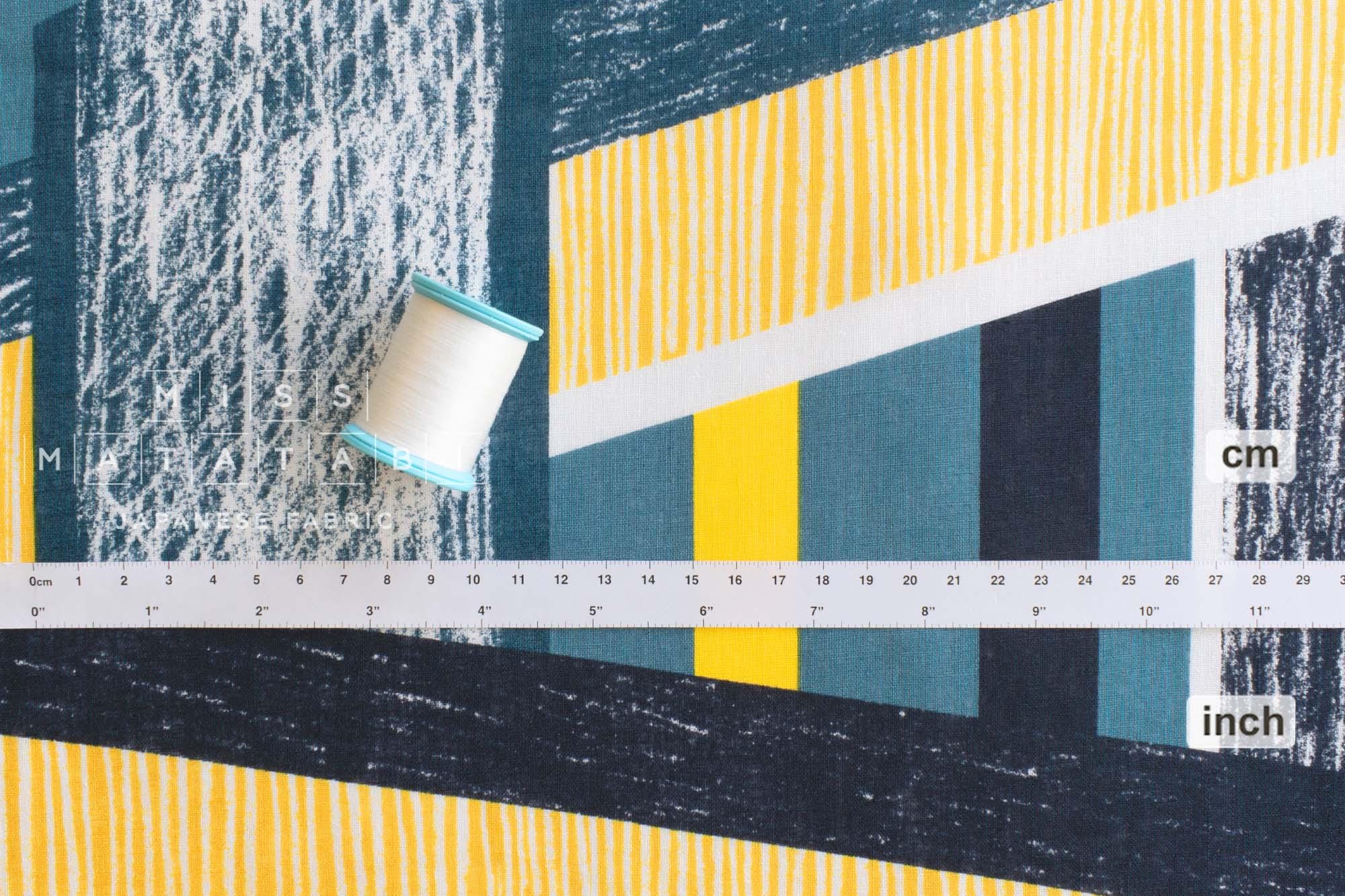 Japanese Fabric Kokka Keshiki Highway - C - 50cm