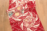 Shokunin Collection Hand-printed Chusen Japanese Tenugui Fabric - Year of the Snake 2025 - shimenawa to hebi 10