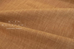 Shokunin Collection Hand-printed Japanese Fabric Solids - karashi - 50cm