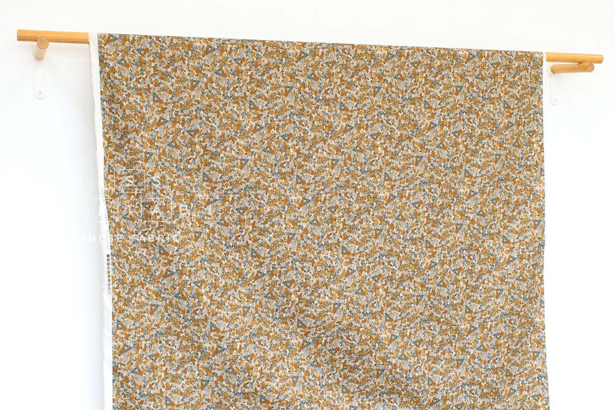 DEADSTOCK Japanese Fabric Jessie Cotton Rayon Wool Blend - B - 50cm