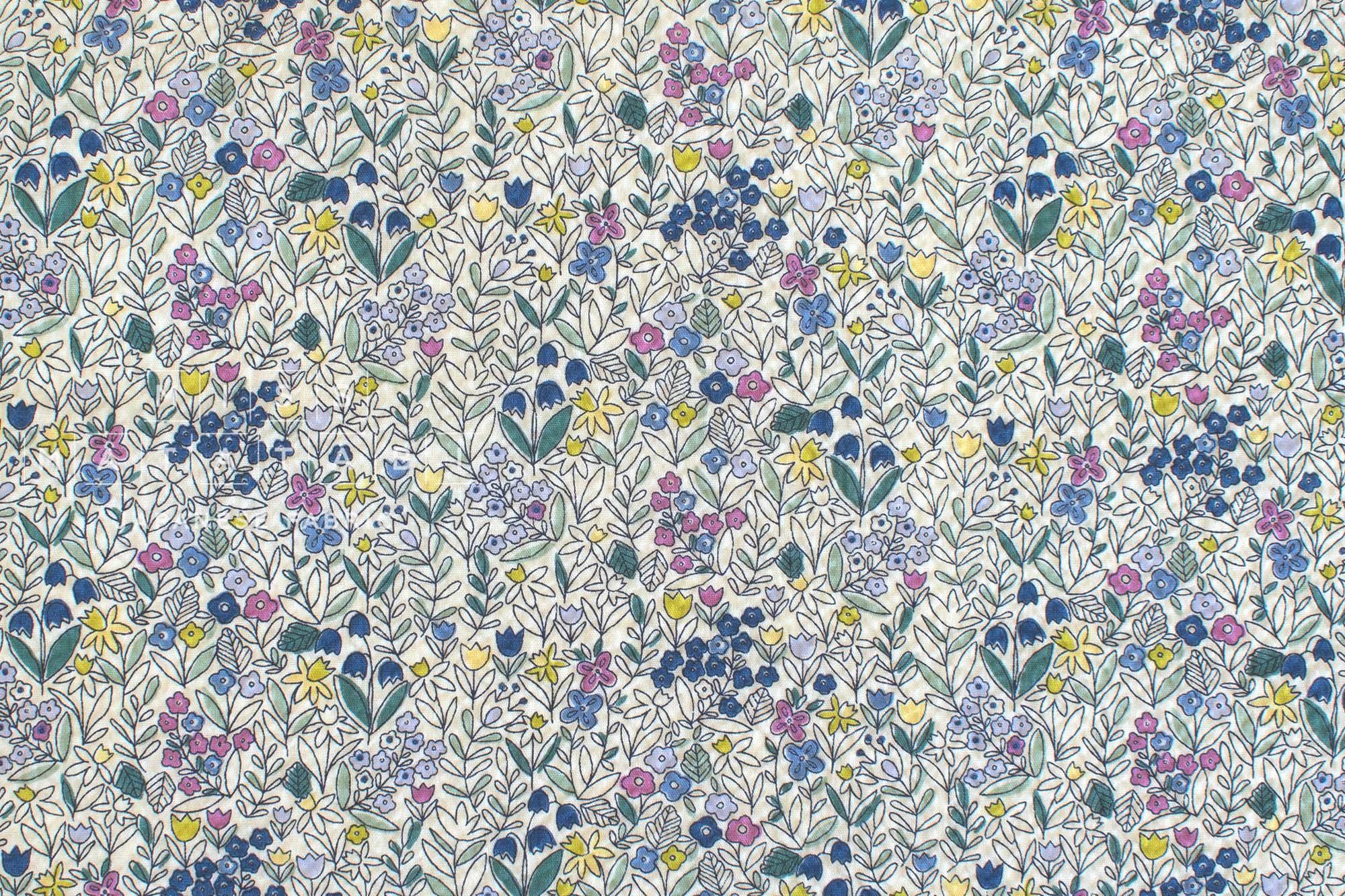 Japanese Fabric Cotton Ripple Allie - B - 50cm