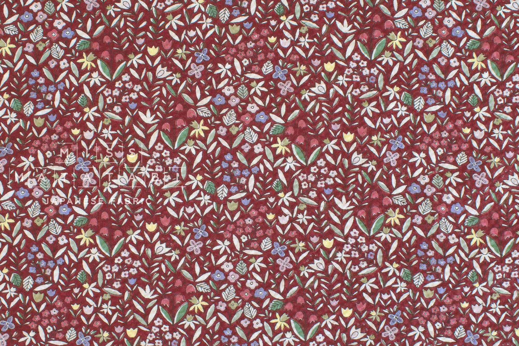 Japanese Fabric Cotton Ripple Allie - D - 50cm