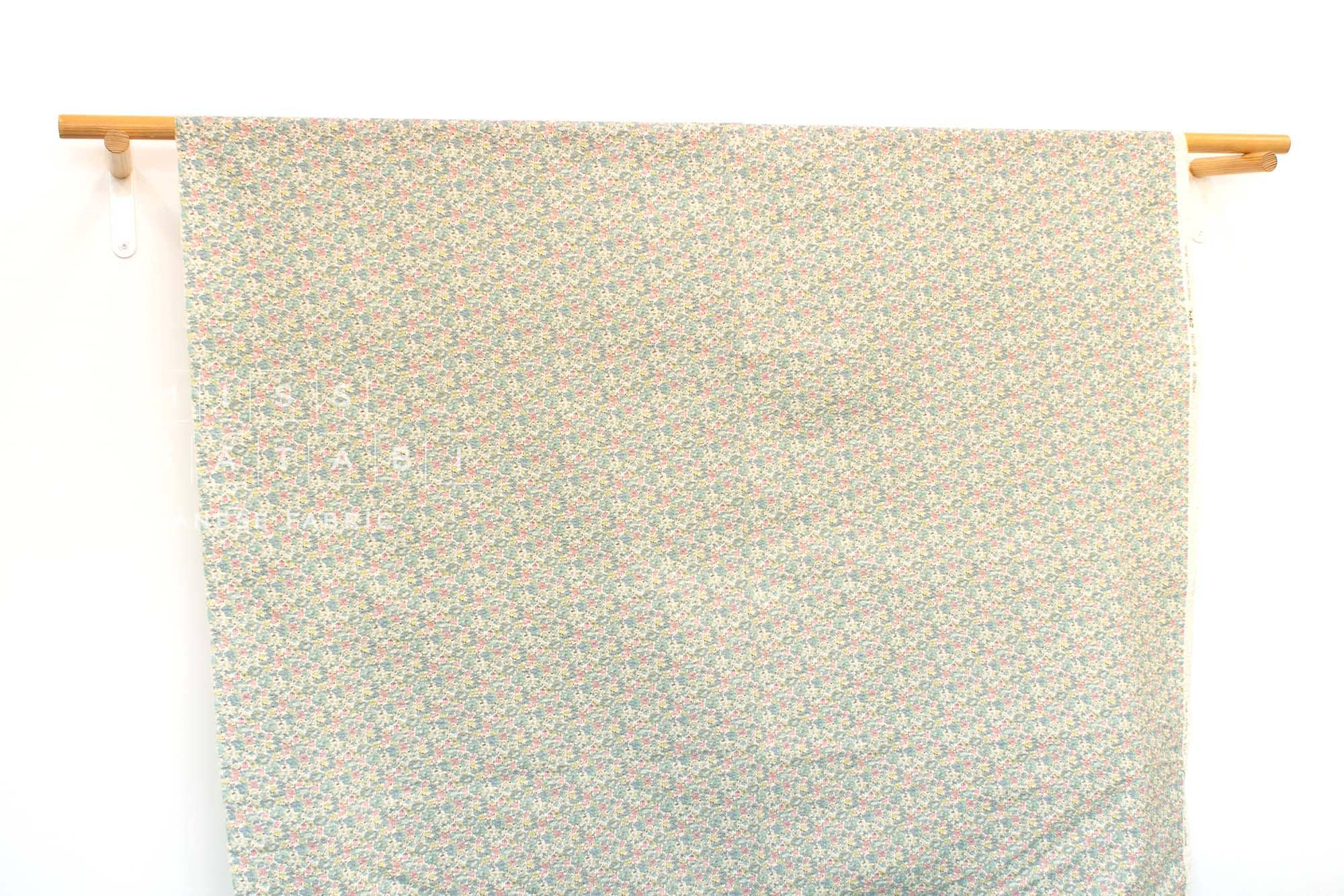 Japanese Fabric Cotton Ripple Lily - B - 50cm