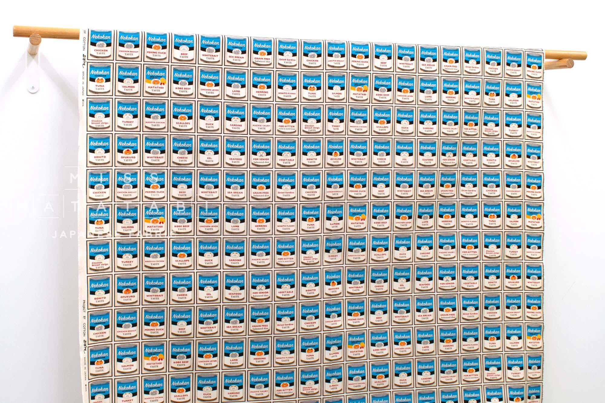 Japanese Fabric Nekokan Matatabi - B - 50cm