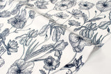 DEADSTOCK Japanese Fabric Poppies - 50cm