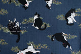 Japanese Fabric Swarley Cat - D - 50cm