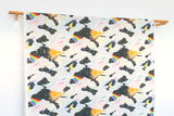 Japanese Fabric Rainbows and Shooting Stars - C - 50cm