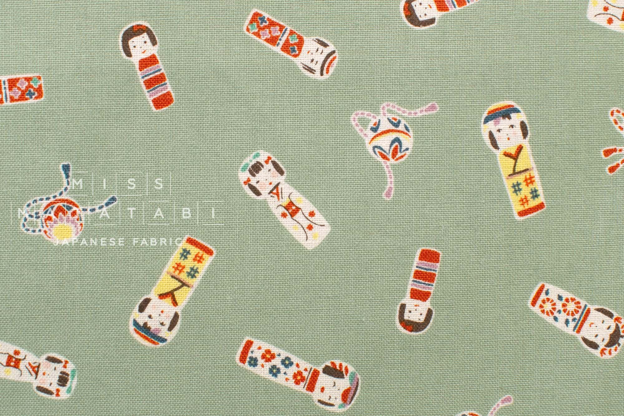 Japanese Fabric Kokeshi Dolls - C - 50cm