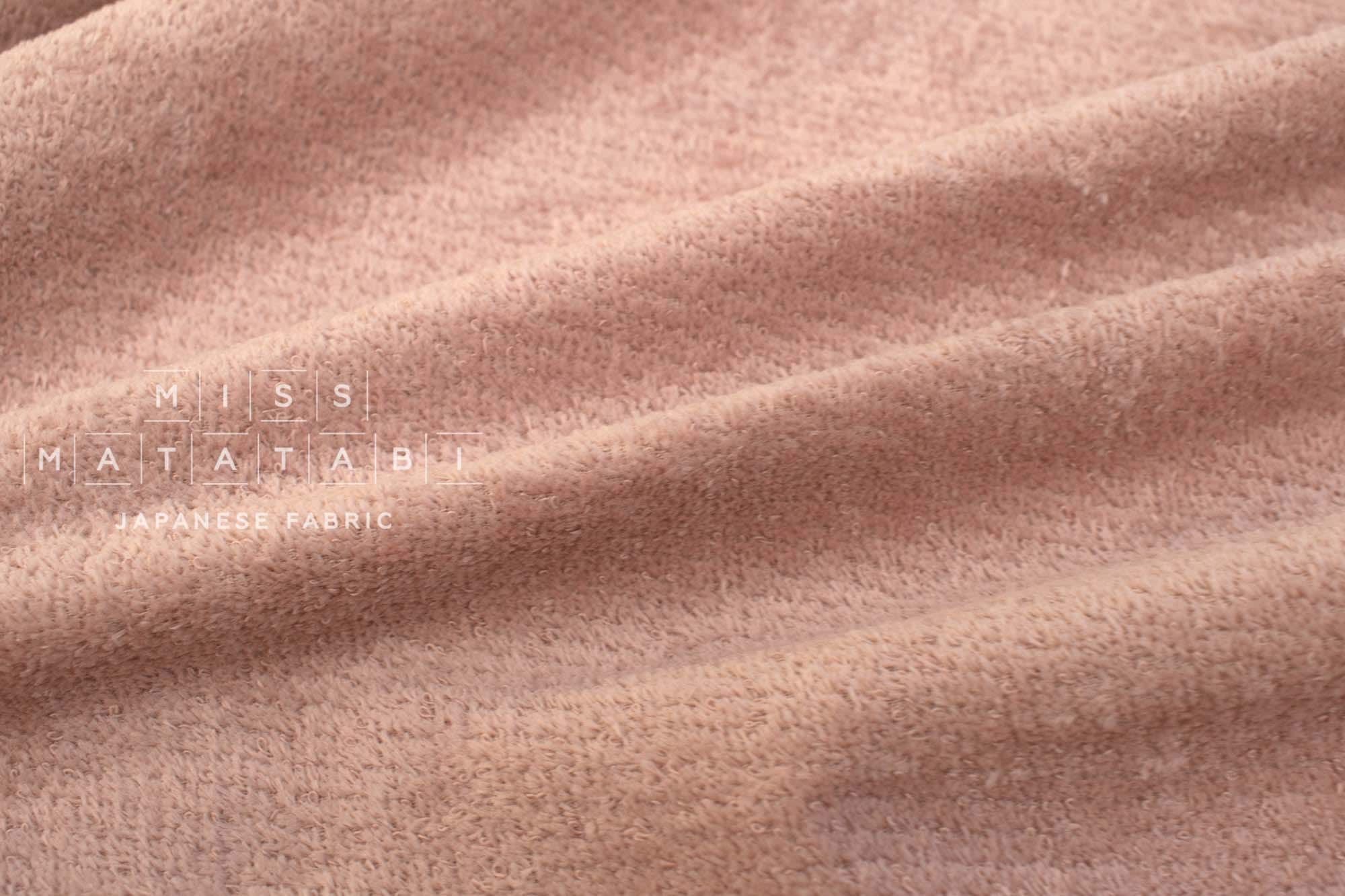 Japanese Fabric Terrycloth Towel - dusty rose - 50cm