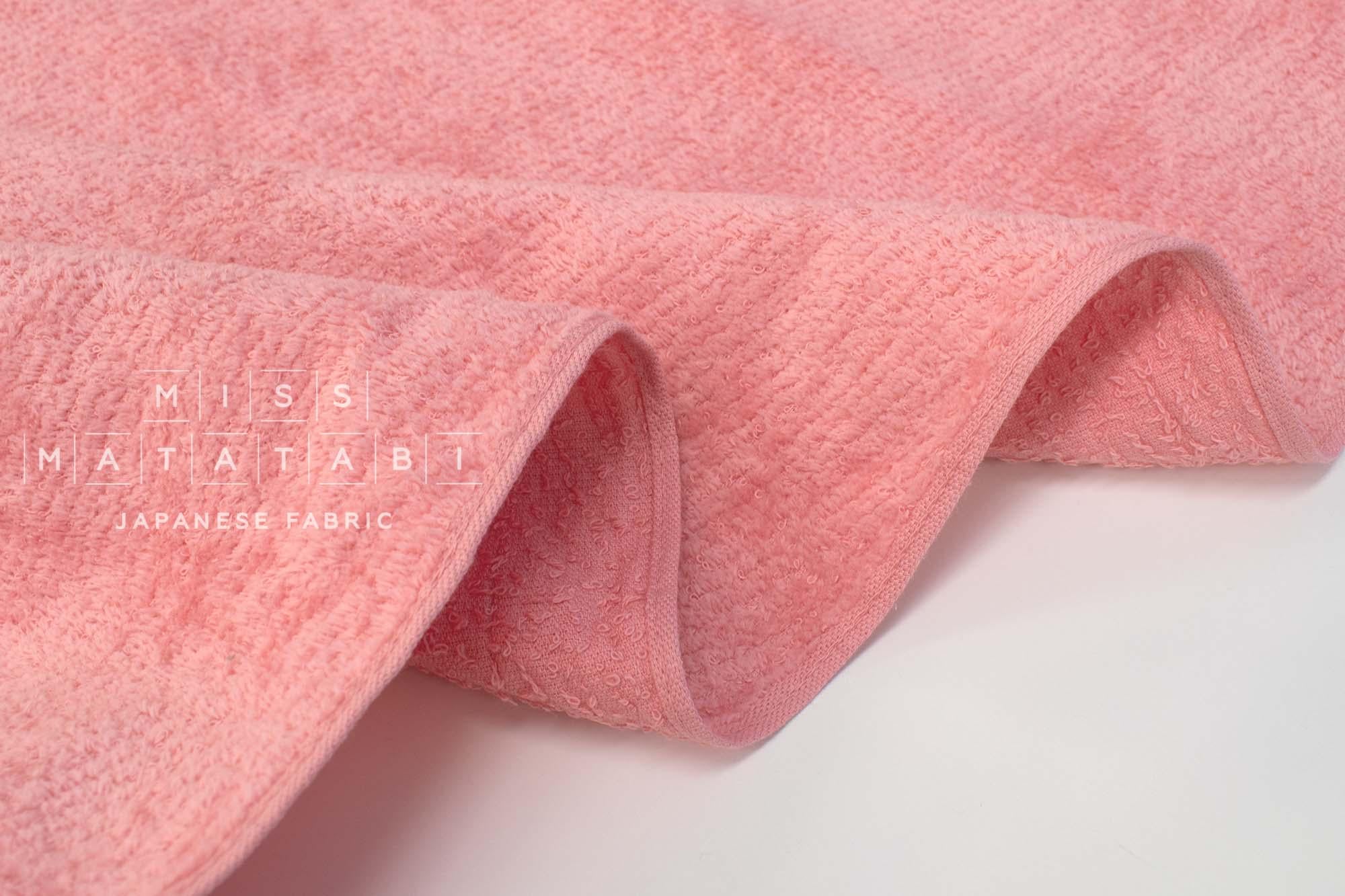 Japanese Fabric Terrycloth Towel - pink - 50cm