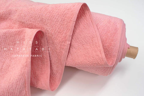 Japanese Fabric Terrycloth Towel - pink - 50cm