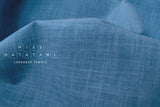 Shokunin Collection Hand-printed Japanese Fabric Solids - blue - 50cm