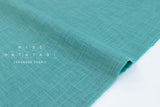 Shokunin Collection Hand-printed Japanese Fabric Solids - turquoise - 50cm