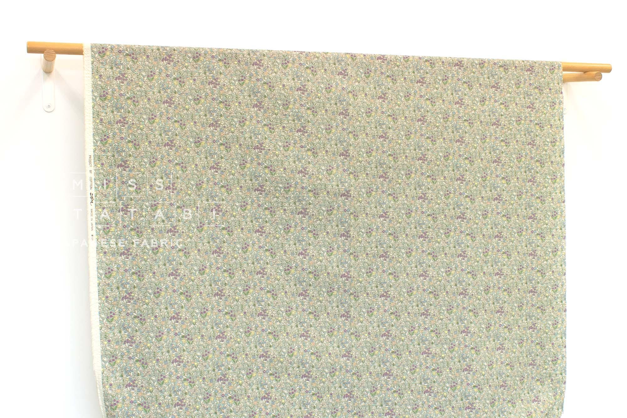 Japanese Fabric Cotton Ripple Allie - C - 50cm