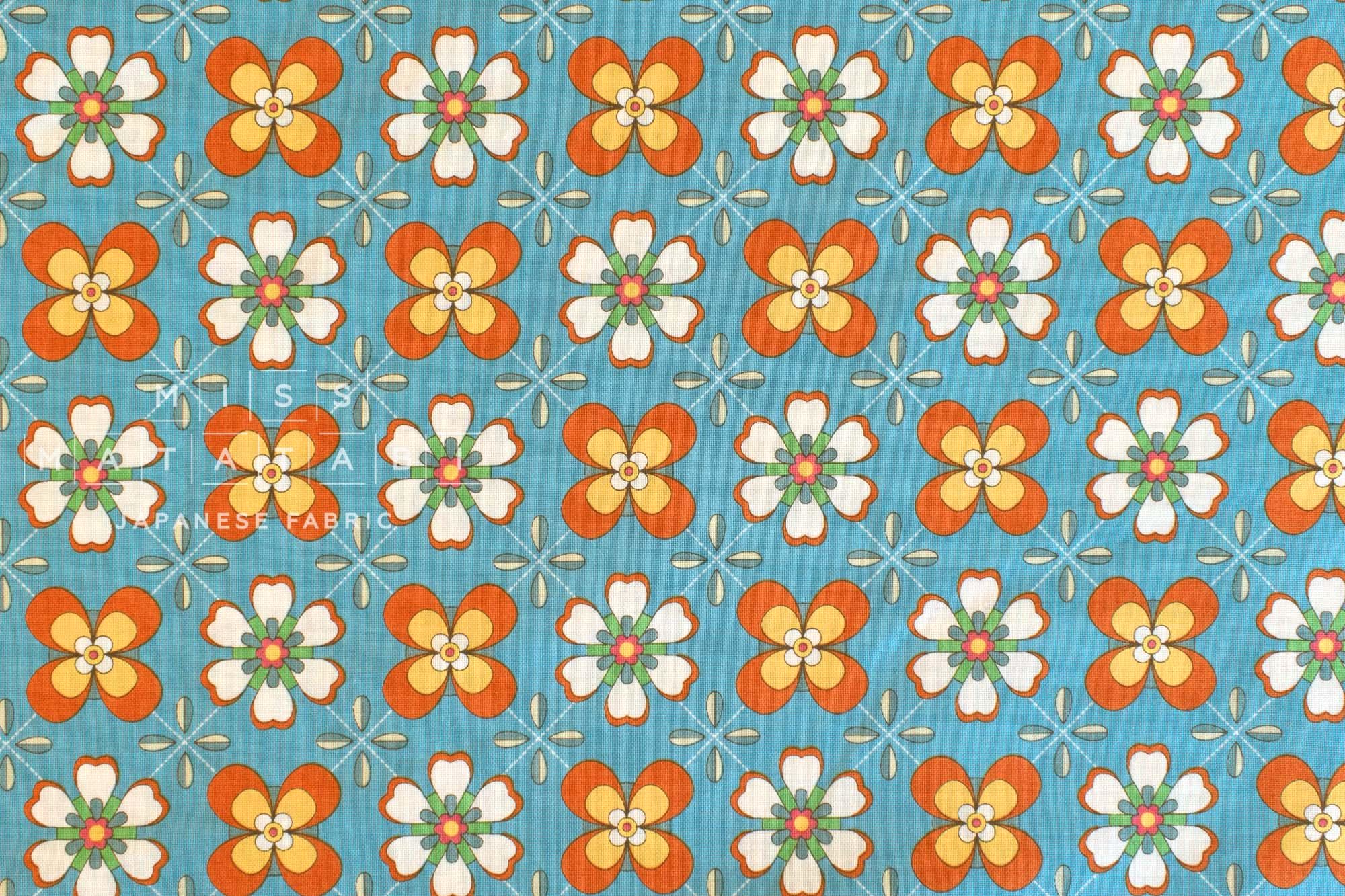 Japanese Fabric In the 70s - B - 50cm