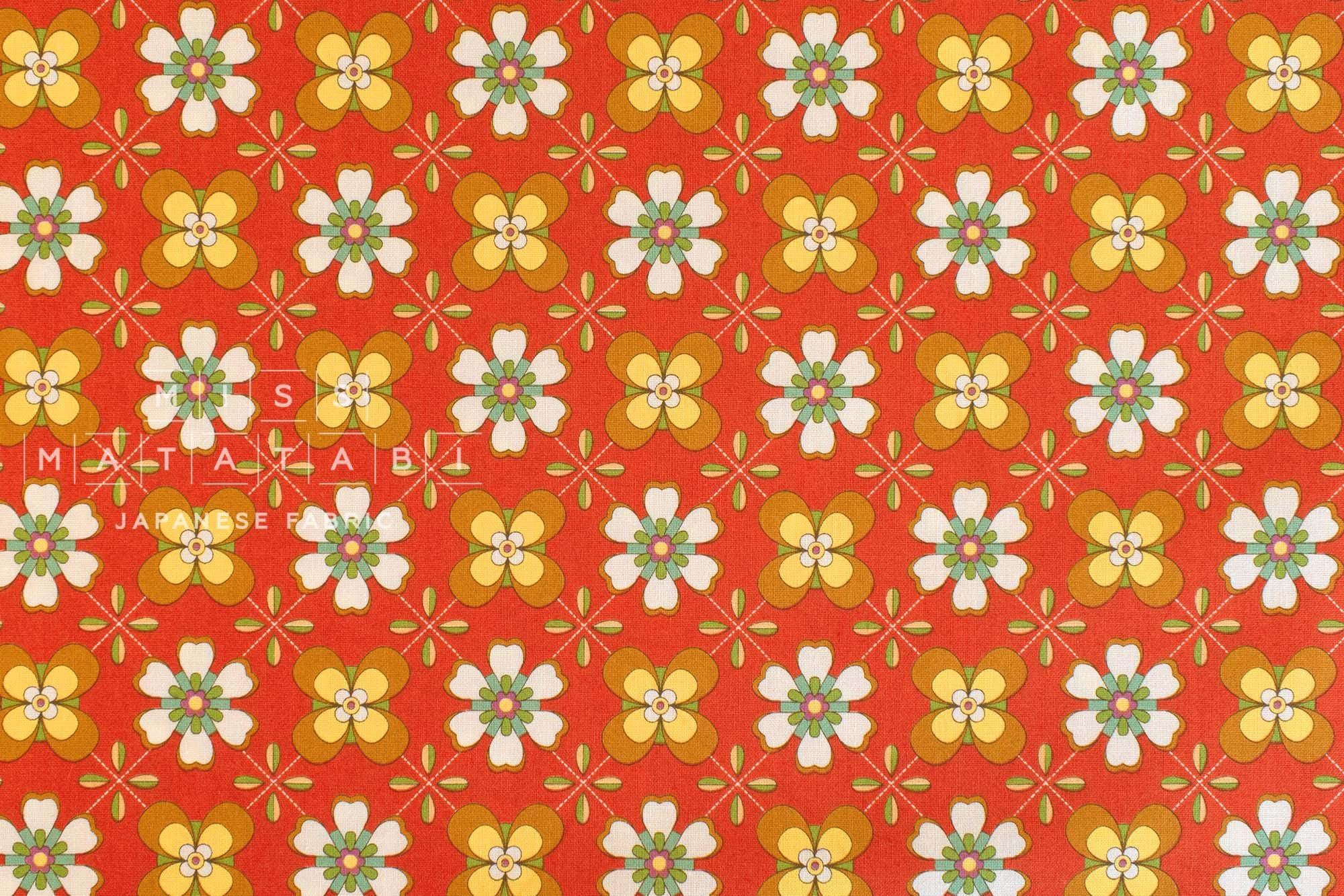 Japanese Fabric In the 70s - C - 50cm