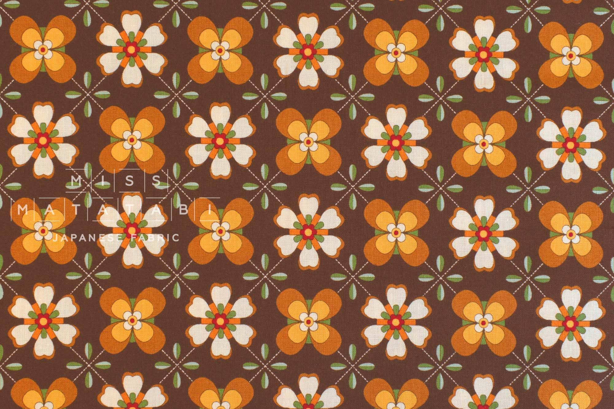 Japanese Fabric In the 70s - E - 50cm