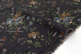 Japanese Fabric Estelle Linen Blend - charcoal - 50cm