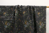 Japanese Fabric Estelle Linen Blend - charcoal - 50cm