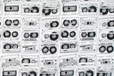 DEADSTOCK Japanese Fabric Cassette Tapes - A - 50cm