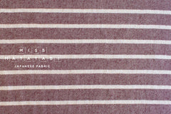 DEADSTOCK Japanese Fabric Wool Blend Stripe - 50cm