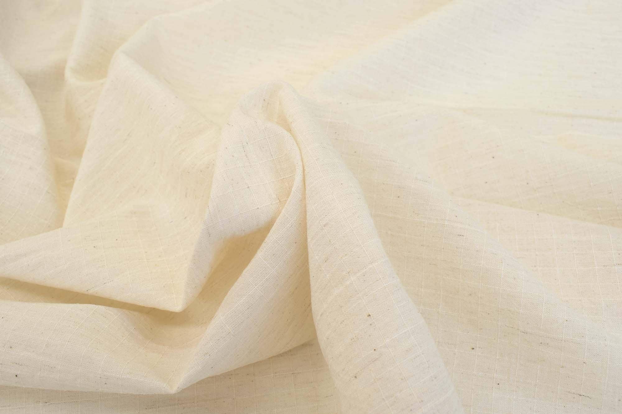 Japanese Fabric Linen Blend Ripstop - KN - 50cm