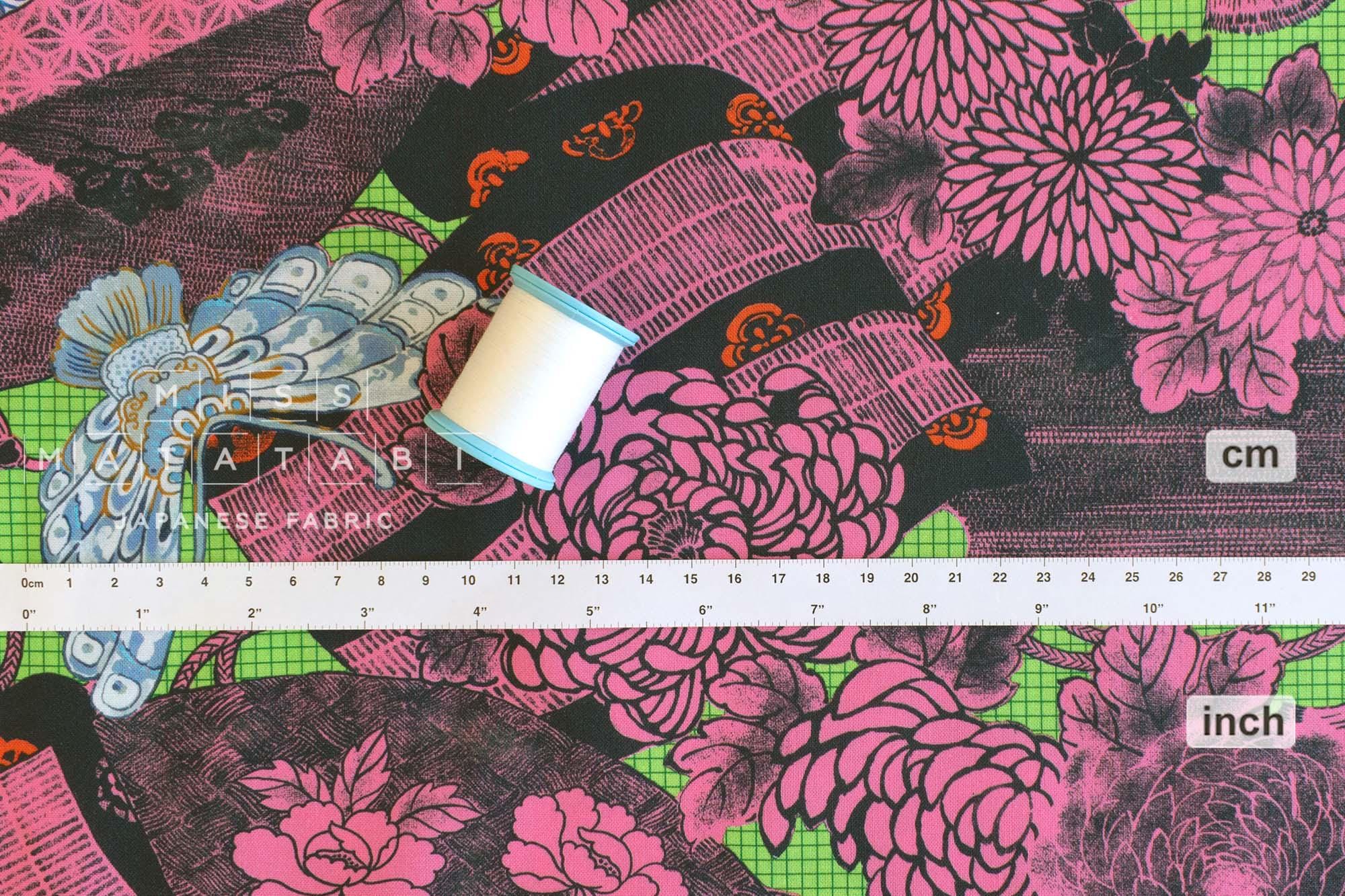 Japanese Fabric Oiran - B - 50cm