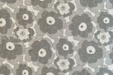 Japanese Fabric Yarn Dyed Woven Jacquard Poppy Poppy - grey - 50cm