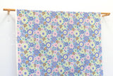 Japanese Fabric In the 70s Flowers - E - 50cm