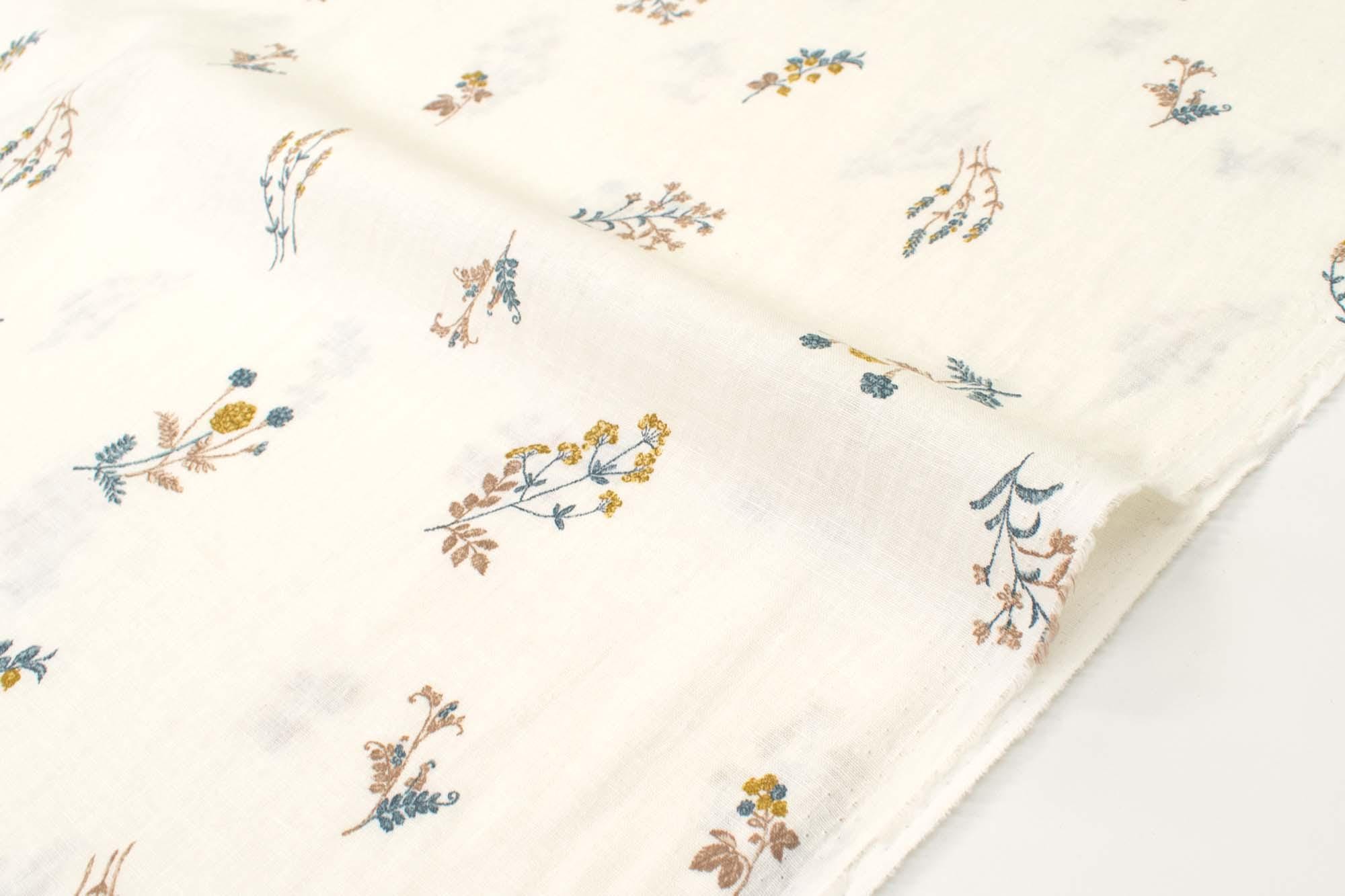 Japanese Fabric Eva Linen Blend - A - 50cm