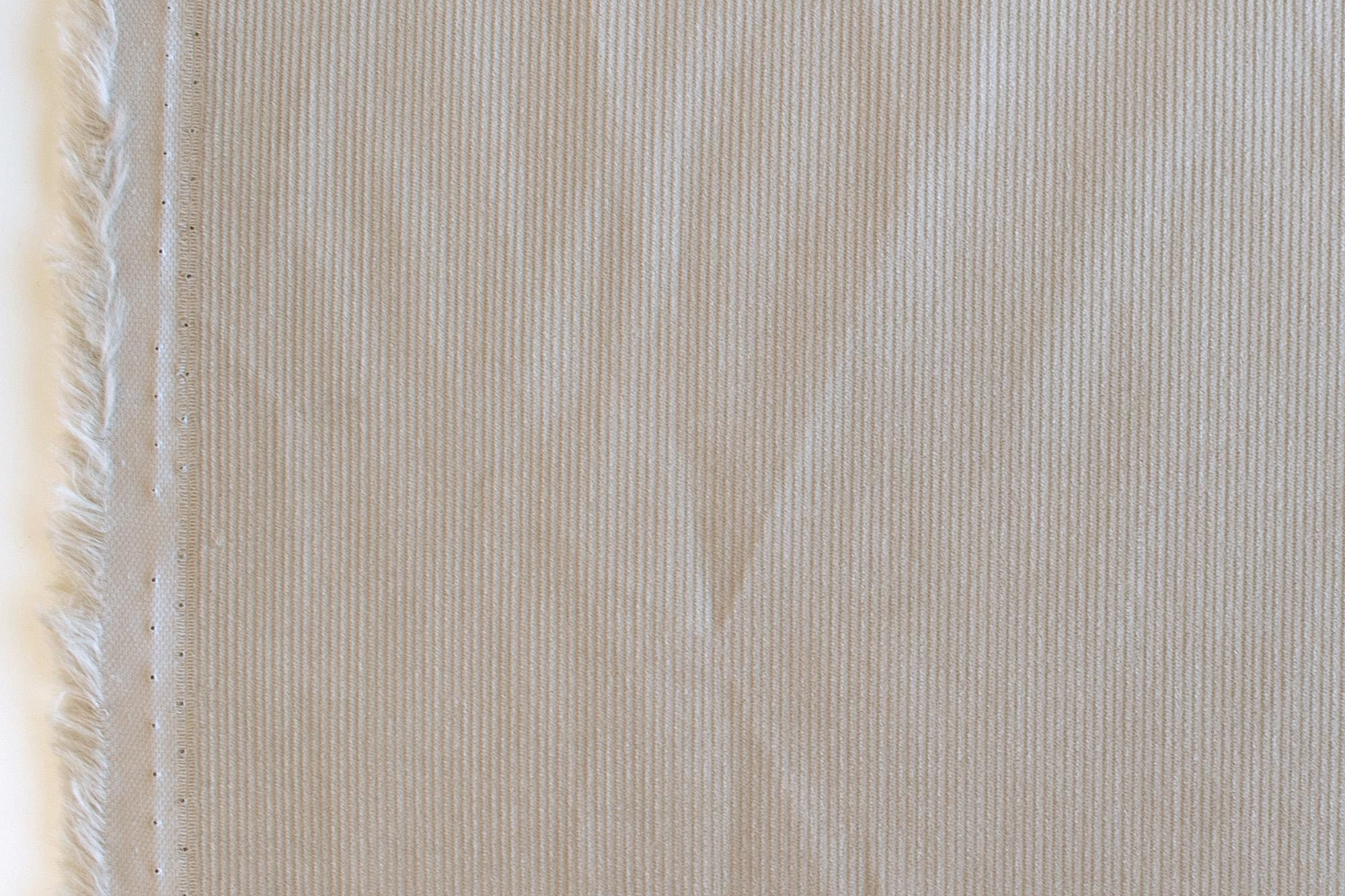 DEADSTOCK Japanese Fabric Solid Corduroy - stone - 50cm