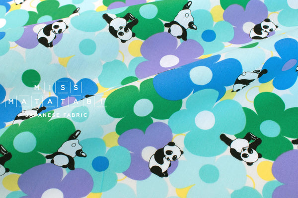 DEADSTOCK Japanese Fabric Panda Panda - 50cm