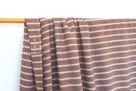 DEADSTOCK Japanese Fabric Wool Blend Stripe - 50cm