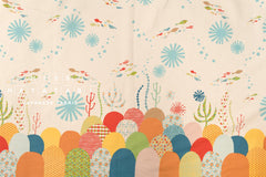 Japanese Fabric Under the Sea - D1 - 50cm