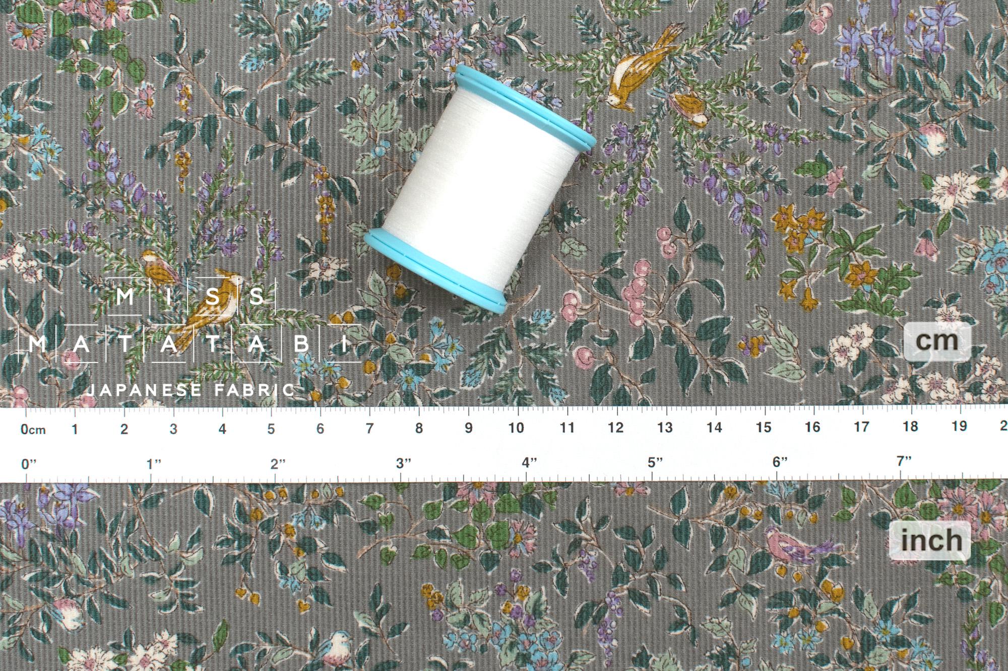 Japanese Fabric Corduroy Freda - B - 50cm
