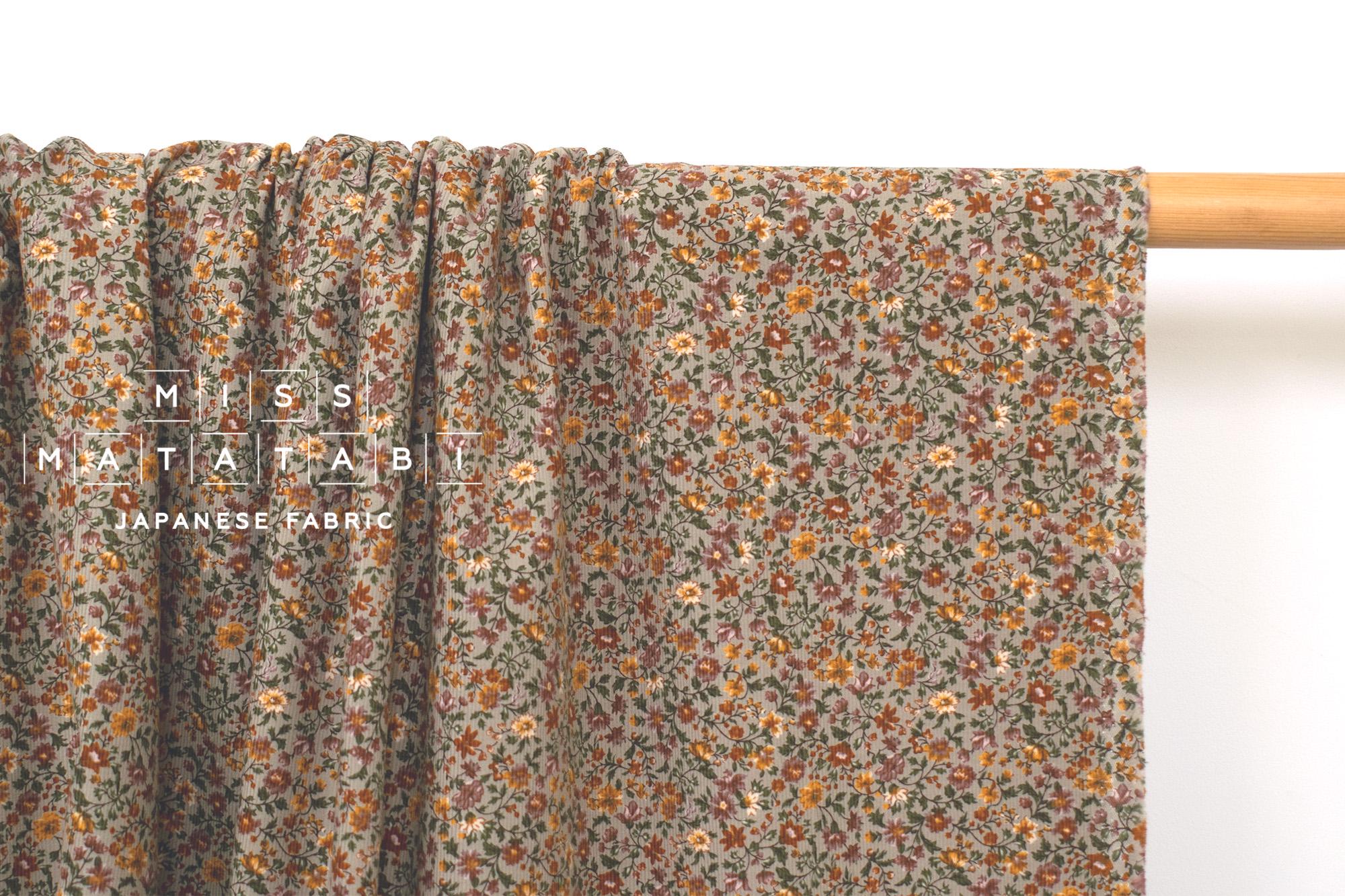 Japanese Fabric Corduroy Patricia - B - 50cm