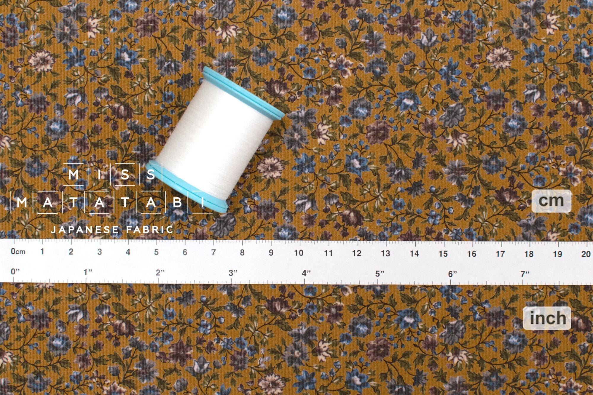 Japanese Fabric Corduroy Patricia - C - 50cm