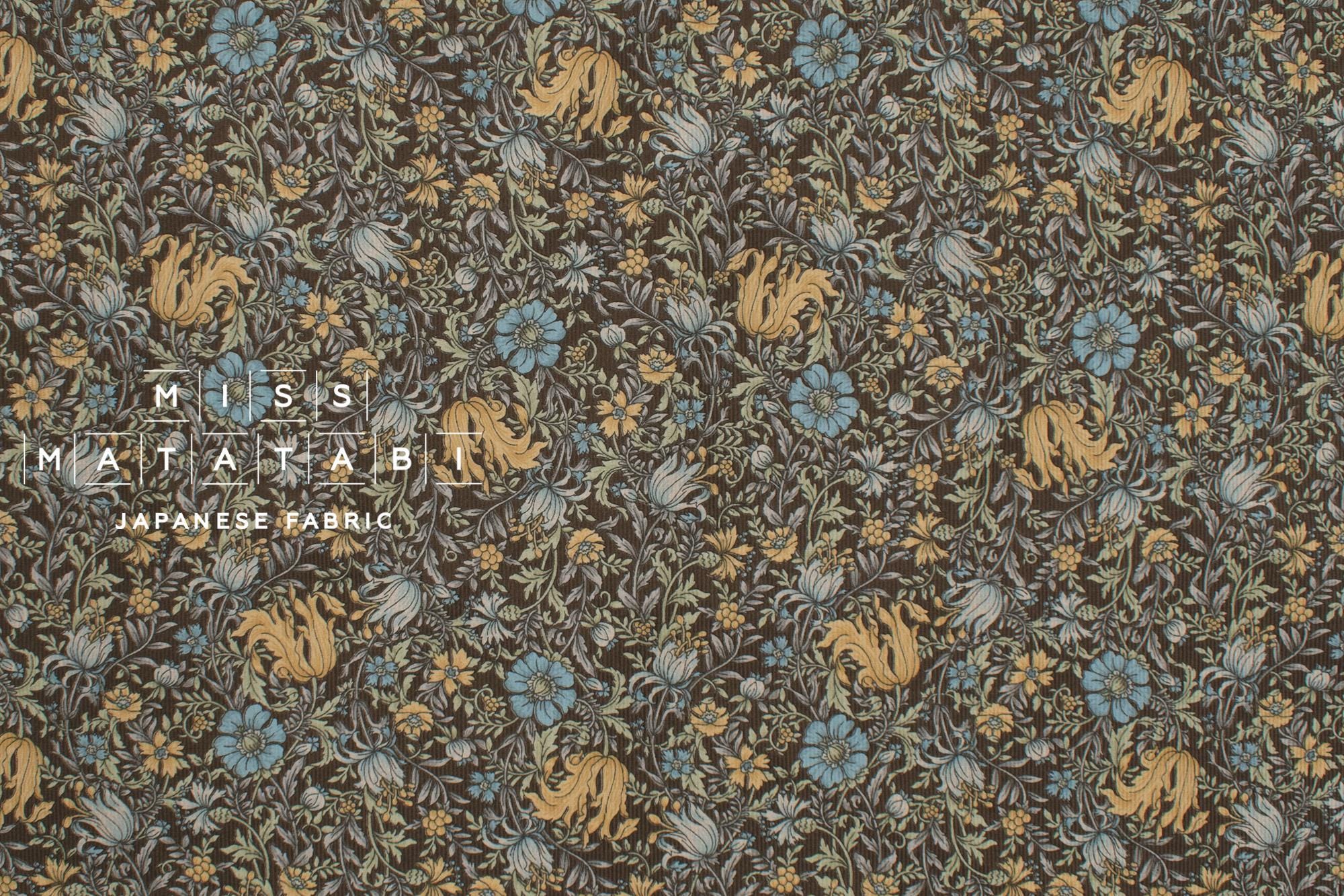 DEADSTOCK Japanese Fabric Corduroy Jaime - C - 50cm